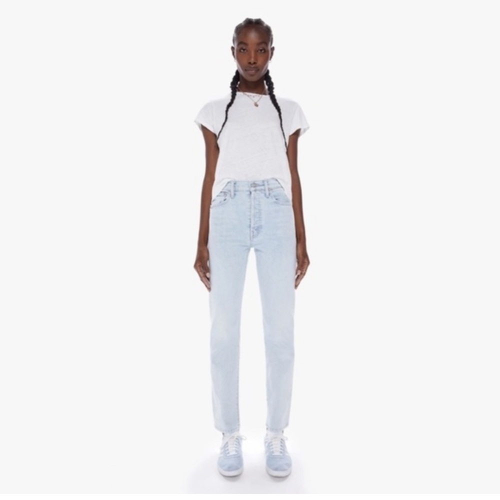 MOTHER High Waisted Hiker Hover Jeans - Picture 4 of 11